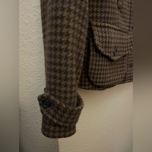 Ralph Lauren Brown Houndstooth Blazer - Picture 3 of 10